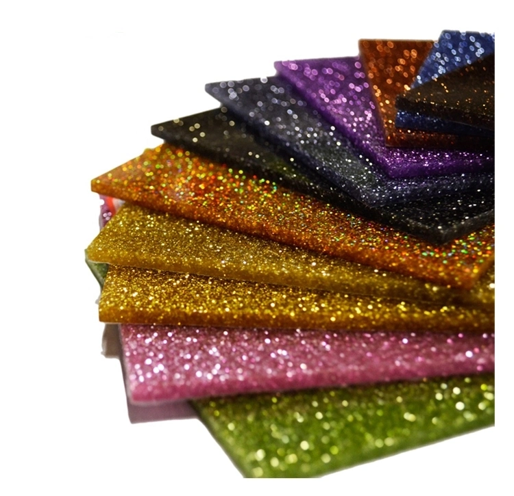 Hotsale 3mm Custom Design Interior Glitter Acrylic Sheet